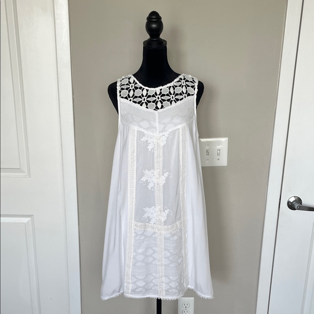 Knox Rose White Lace Mini Dress